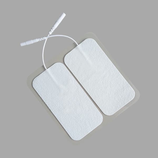 2.0 Elektrode Massage Udskiftningspuder, 10 pak Vit 5 x 10 x 0,5 cm