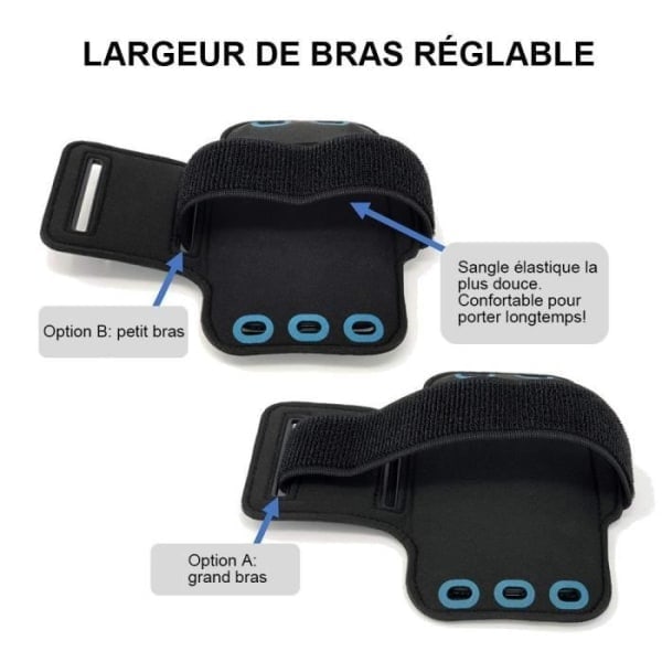 [QD] Vanntett sportsarmbånd for Samsung Galaxy S23 Ultra S23+ S22 S21 FE S20 FE S10e S9 S8 Plus Komfortabel