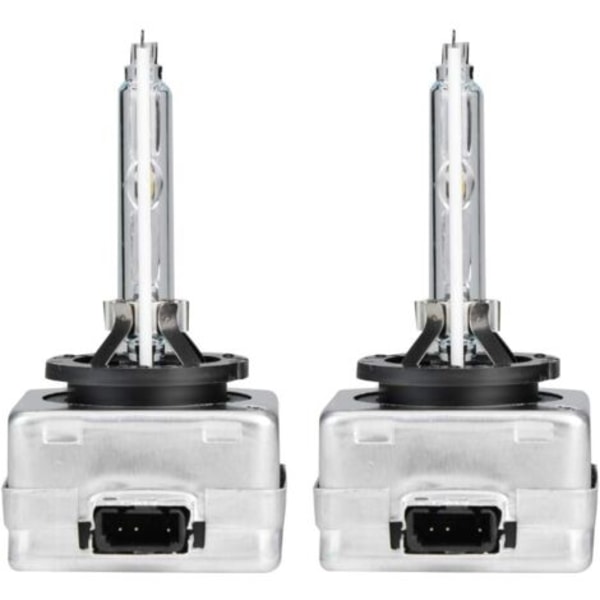 QU/D3S 6000K 35W Xenonpære, Hvit HID-frontlyktpære for bilutskifting, 35W DC 12V, 2-pakning