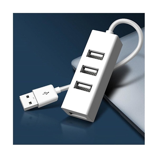 5 st Hub USB Multi 2.0 Hub USB-delare Strömförsörjning Hög Hastighet 4 Port Allt-i-ett för PC Windows C