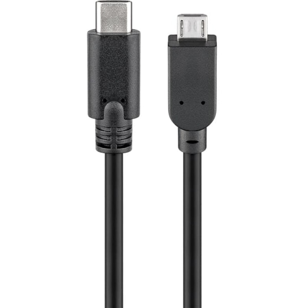 USB 2.0-kabel USB-C til Micro-B 2.0, sort_qq