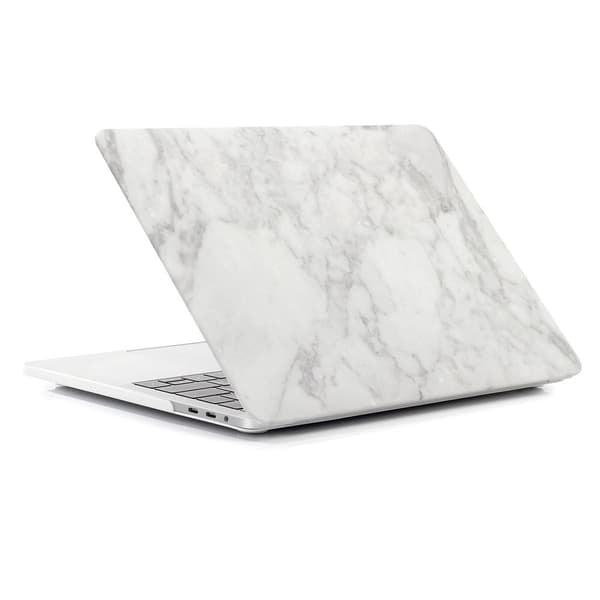 \"QD\" MacBook Air 13.3 A1932 (2018) + Retina-modell Deksel - Marmor LysGrå