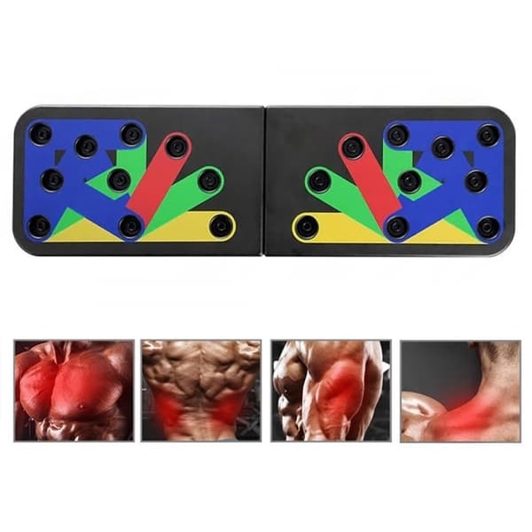 Push Up Board - Træn bryst, ryg, arme, skuldre_QQ