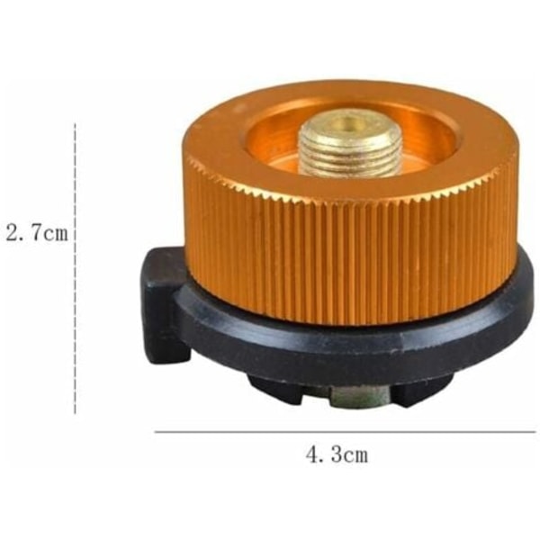 QU/Ulisem Propan Adapter Slange Konverter Udskiftningsslange Tilsluttes Propanflaske Adapter til Udendørs Camping Gasblus