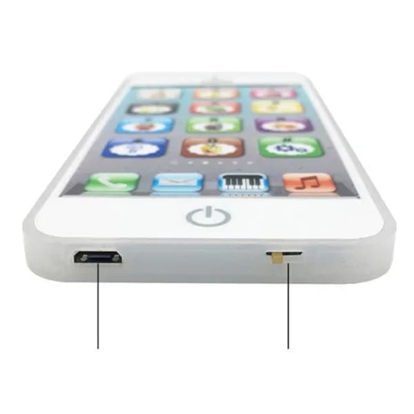 Baby Smart Touchscreen Mobil Legetøj Hvid