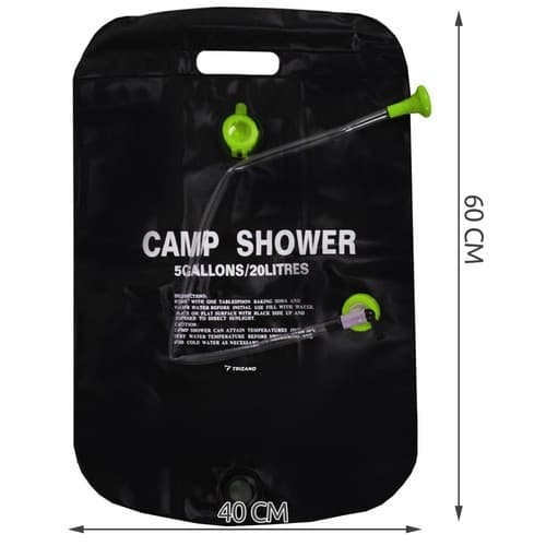 Campingbruser / Bærbar bruser til camping - 20 liter 440