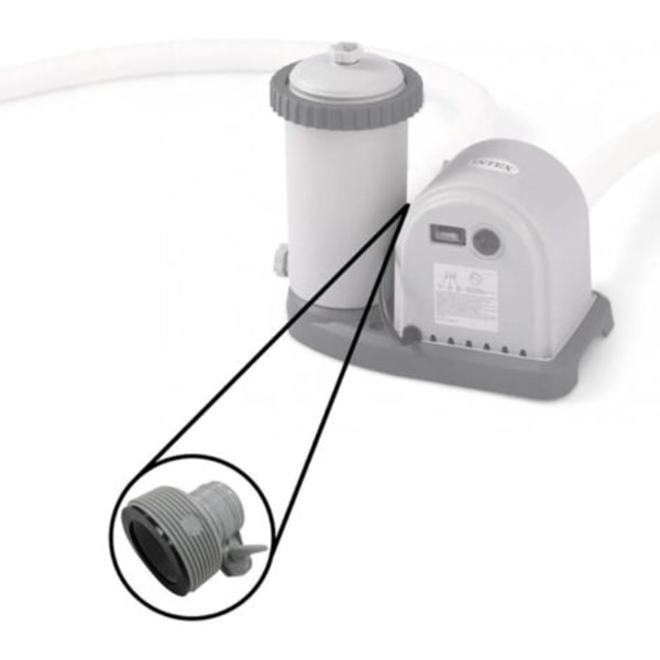 #QD#INTEX Set med 2 adaptrar typ B (32 och 38 mm anslutning) EP