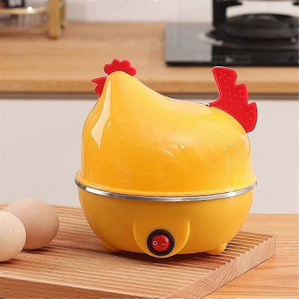 Multifunksjonell eggkoker, dampkoker, automatisk avstengning, multifunksjonell dampkoker, kokte egg EU-PLUGG