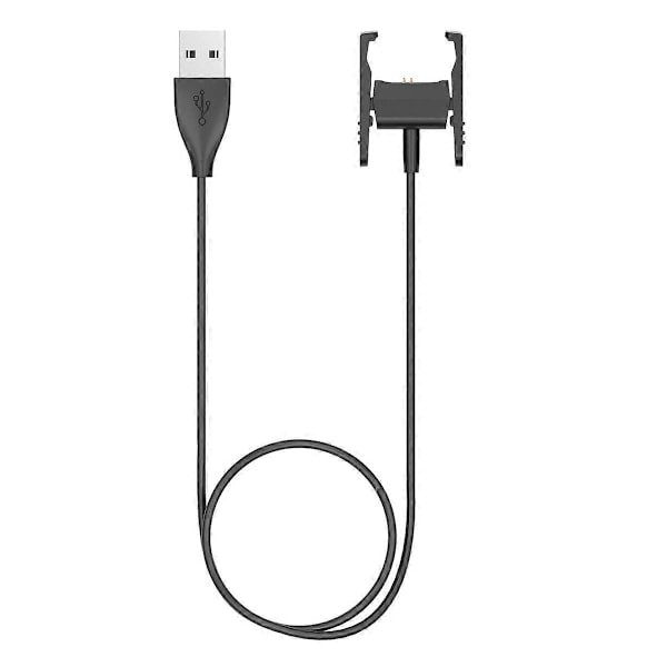 \"QD\" Laddare för Smartwatch Charge Ersättning USB-laddare Laddningskabel Dockningsstation Adapter för Fitbit Charge 2 Pulsklocka (Svart)