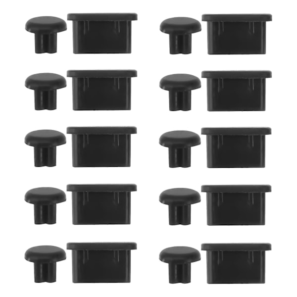 10 Paria Pieniä Puhelinportin Pölysuojia Kuulokeliitäntöjen Tulppia Usb C Pölysuojia Älypuhelimen Pölysuojia Usb C Tulppa*QN