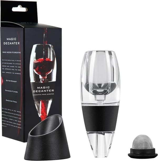 Vinlufter – Hurtig dekantering for forbedret smag og aroma