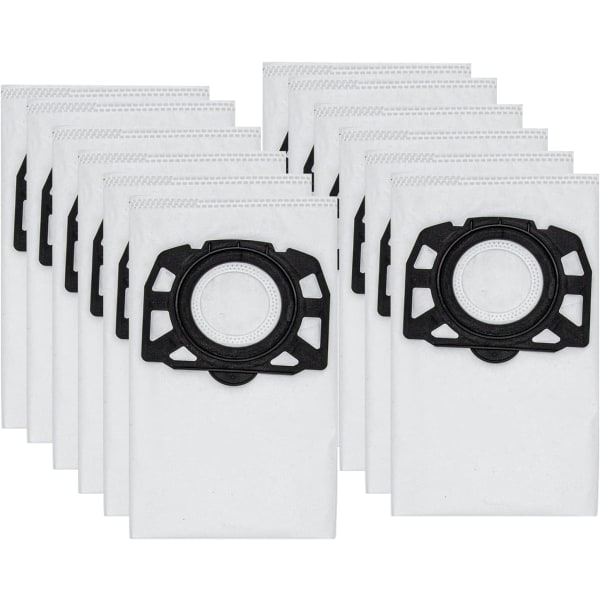 [QD] 12 kpl KFI 487 pölynimuripussia - Lisätarvikkeet Karcher WD4, WD5, WD6, MV4, MV5, MV6, WD4.000...WD5.999, 2.863-006.0