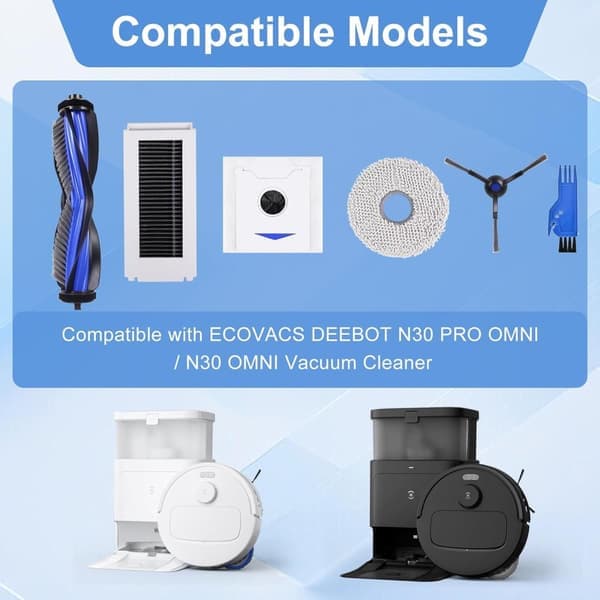 Ecovacs Deebot N30 Pro Omni Støvsugertilbehørssæt