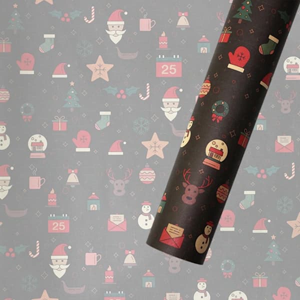Pappersark Julklappspåse Förpackning Handgjord Omslag Dekoration null - 3