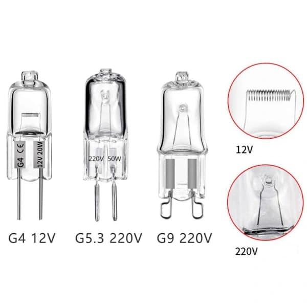 Halogenlampor G4 G5.3 12V 35W