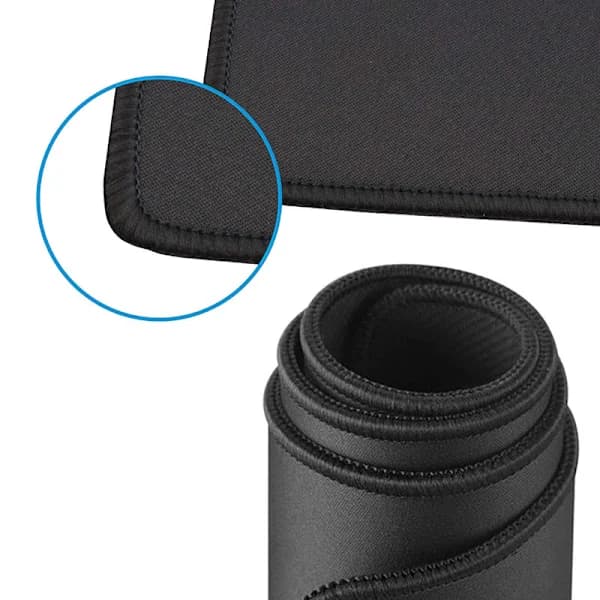Gaming Musmåtte Stor - 60x30cm - Sort Sort