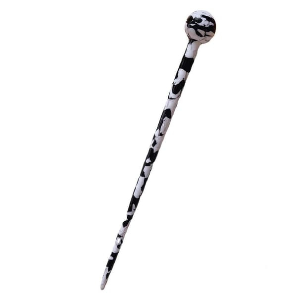 Vacker Hårnål - Svart och Vit - 18,6 cm