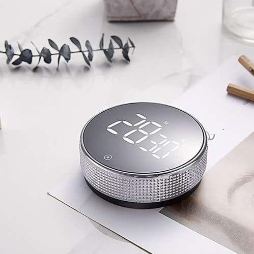 Elektronisk køkkentimer med magnet og stopur