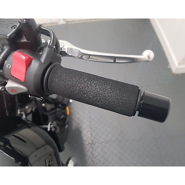 2-pakning motorsykkel anti-vibrasjonshåndtakstrekk Innvendig diameter: 31 mm (gjeldende område: 3,17-3,68 cm) Komfortskum sklisikkert for alle håndtak