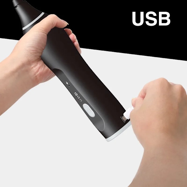QU.1 Sett USB Elektrisk Melkeskummer 3 Hastigheter Elektrisk Visp &amp; 1 Stk 51mm Espresso Doseringstrakt Ring
