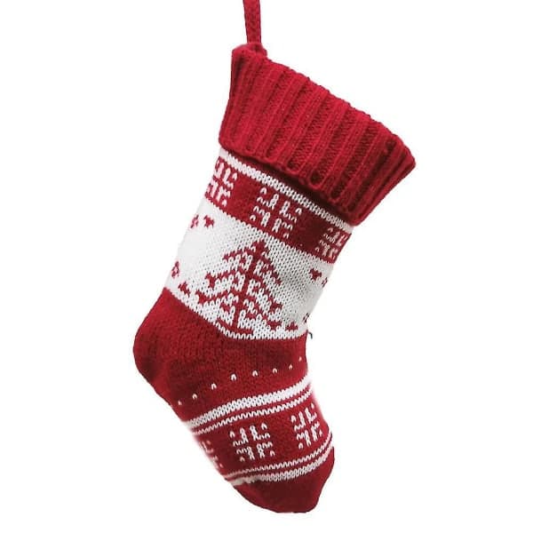 Julstrumpa för jul- och juldekorationer