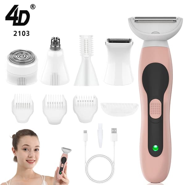 5-i-1 Elektrisk Barbermaskin og Trimmersett_qq
