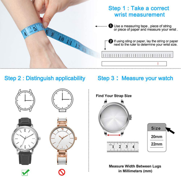 [QD] 3 st Kompatibel med Samsung Loop Klockarmband - Svart+Midnattsblå+Färgglad 22MM