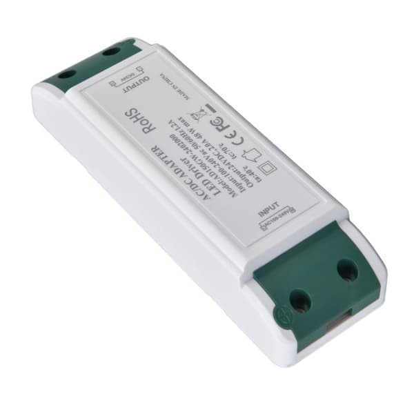 LED-transformator 24V DC 2A 48W konstant strøm LED-strømforsyningsdriver til hjem og kontor AC100-240V