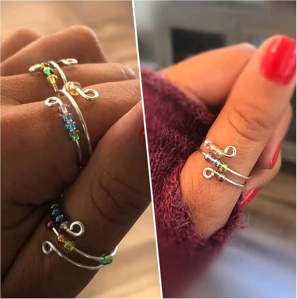 Til min datter Fidget Ring, driv bort din angst