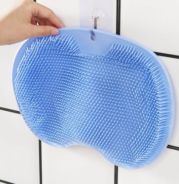 Fotskrubbmatta med halkfria sugproppar