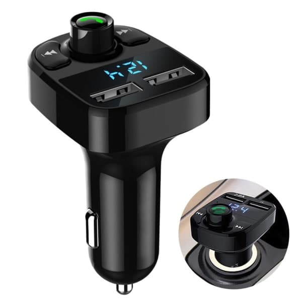QU/Sender Trådløs Bluetooth til USB Lader Musikkspiller