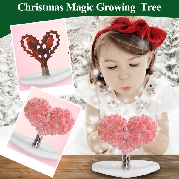Magics Christmas Tree DIY Kit Med Söt Form Instereting Pedagogisk Festleksak Nyhet Present Till Girl Boy
