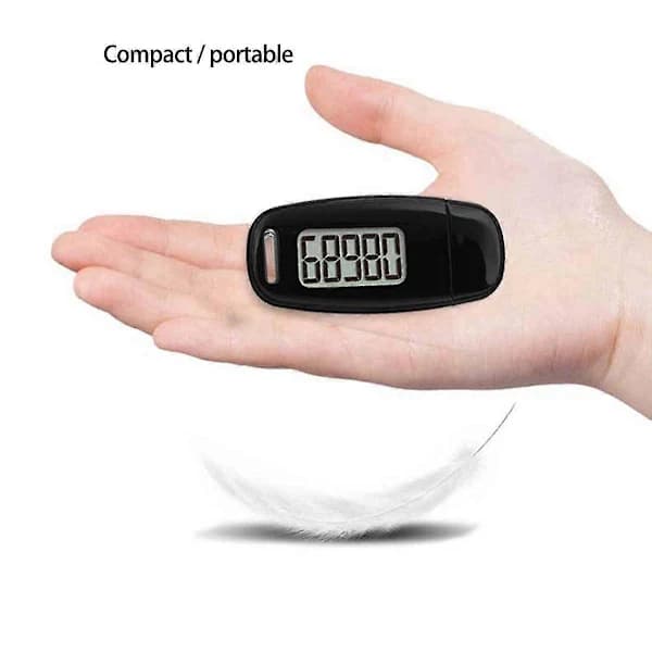 Simple Pedometer, 3D Pedometer with Rechargeable Battery, Accurate Calorie Counter