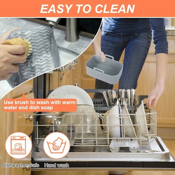 Airfryer Silikoneforing til Instant Vortex, Silikone Airfryer Foring Genanvendelig