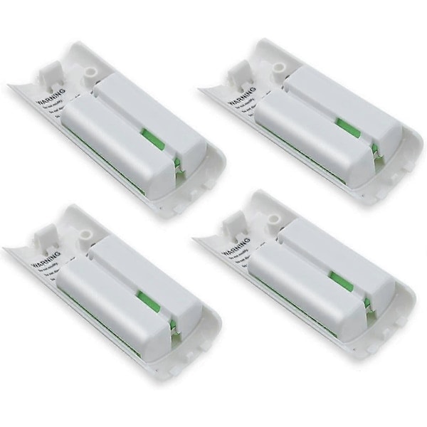 4 kpl Ladattavia akkupaketteja Wii- ja Wii U -kaukosäätimille 2800mAh - YuJia
