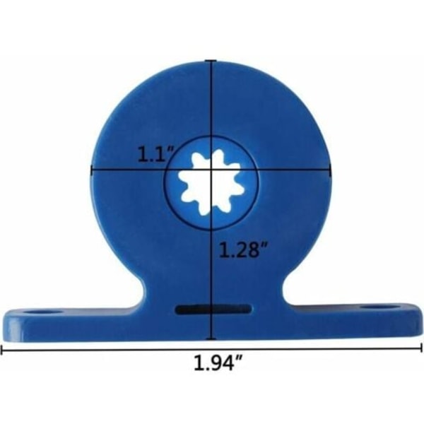 QU/Set med 2 kullager kompatibla med Polaris 180 280 C80 C-80 poolrengöringsrobot, Irisfr