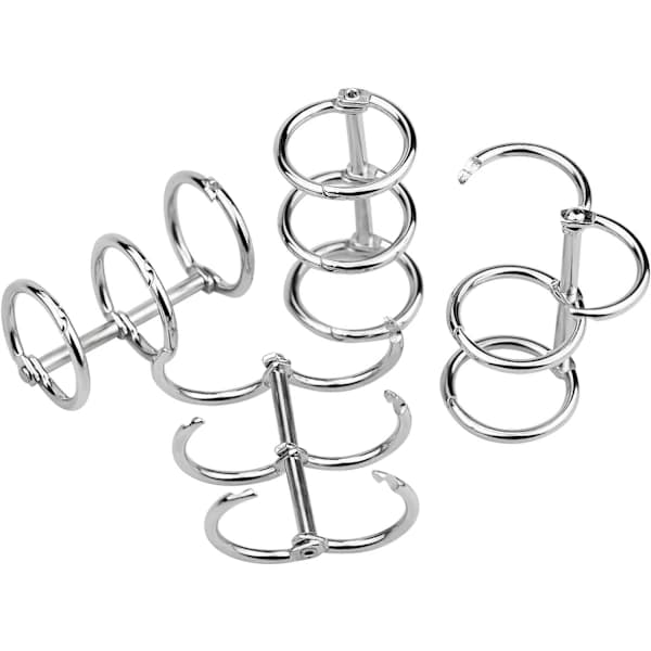 QU-10 stk løsbladpermer, permringer bokringpermer for papirholdere, A
