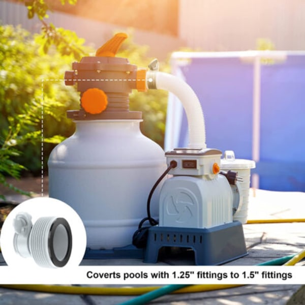 #QD#INTEX Sæt med 2 adaptere af type B (32 og 38 mm tilslutning) EP