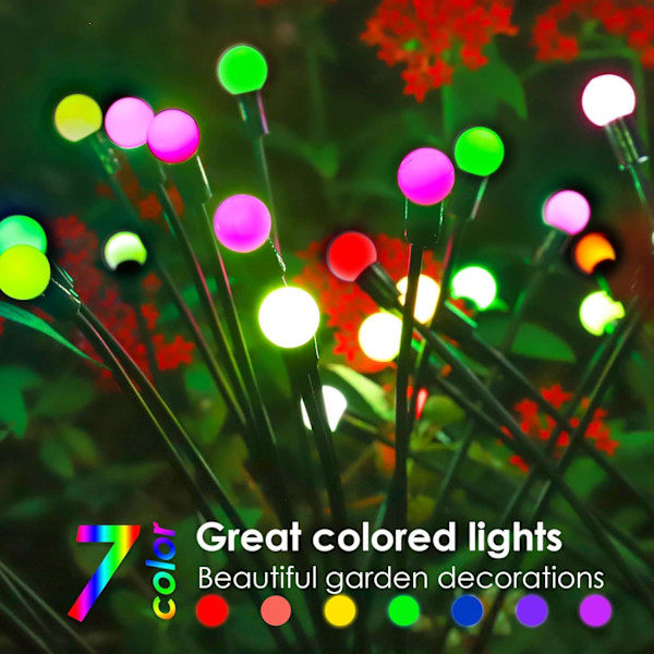 [QD] 4 kpl 10 LED aurinkokennovalaisimia puutarhaan, aurinkokennovalot ulkokoristeluun, vedenpitävä IP65 ulkovalaisin puutarhaan