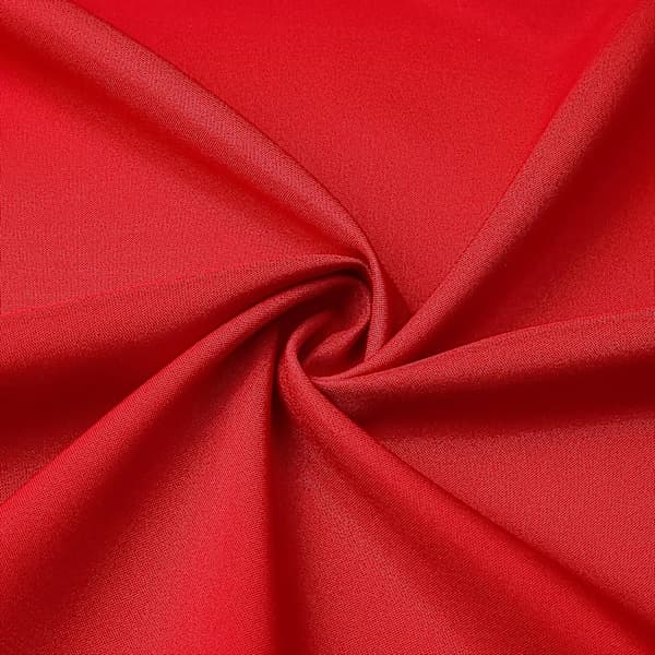Rund duk tillverkad av kvalitetsmaterial 140cm 55 Röd
