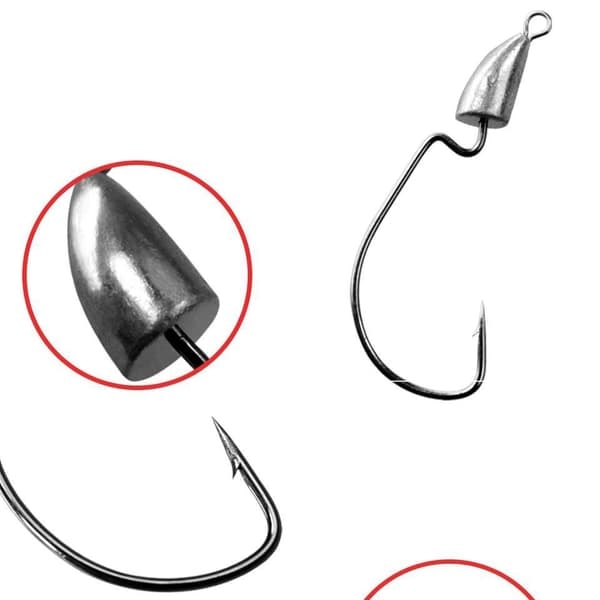 /QD/Jig Heads/Jig Heads, Hooks - 10 pcs
