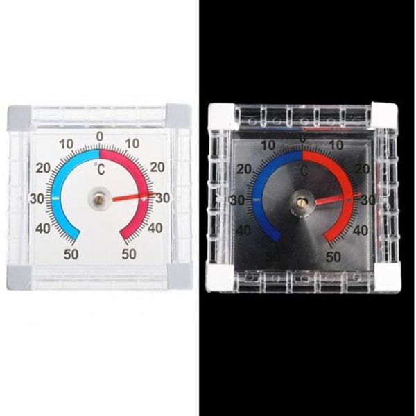 #QD#1:a Inomhus Utomhus Trådlös Fönster Vägg Termometer Temperaturövervakning Trädgård Hem Växthus
