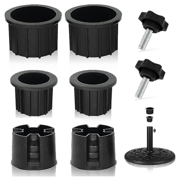 \"QD\" 8 st Paraplybas Ställ Hål Ring Plug Cover och Cap Uteplats Paraplyställ Ställ Bas Stabilisator