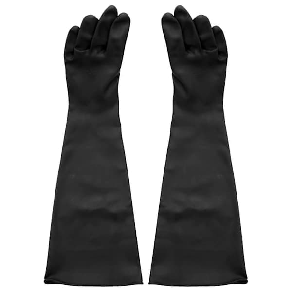 Blästringshandskar för blästringsskåp Handskar 60x20cm svart