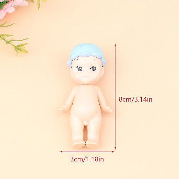 [QD] 8 cm Kawaii Macarons Dessert Sonny Angel Action Figure Dockor 1 st Slumpmässig