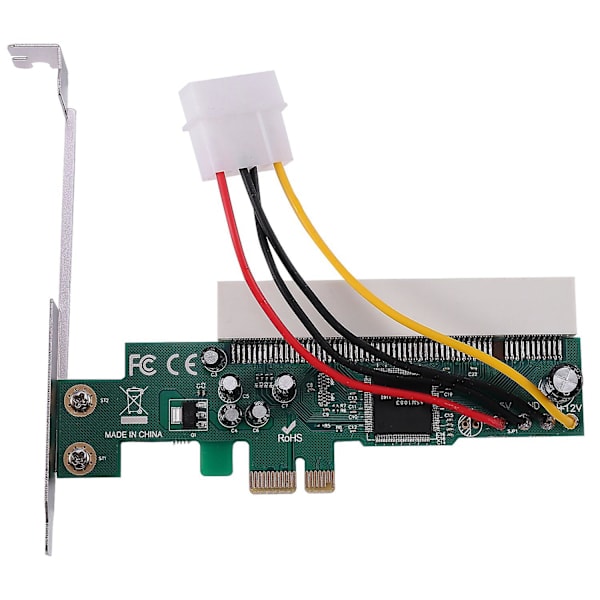PCI-Express til PCI-adapterkort PCI-E X1/X4/X8/X16-slot med 4-polet strømkabel