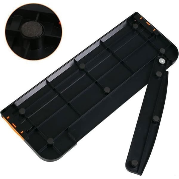 /QD/A4 papirtrimmer - Professionel - 12 tommer - Sikkerhedssystem - Udskifteligt blad - Sort