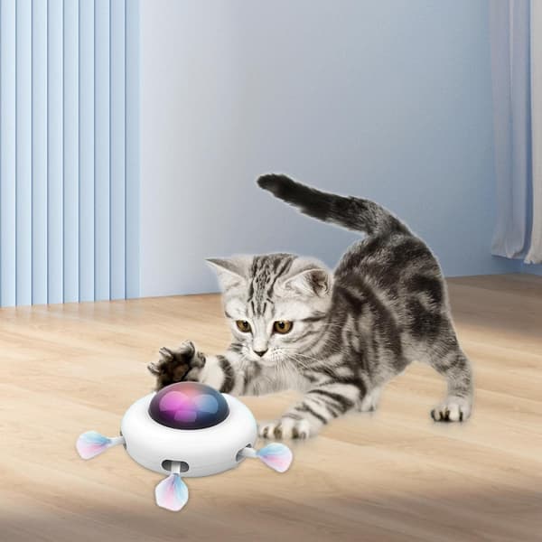 Katte legetøj - UFO - Smart kattelegetøj - Lille kat - 1 stk