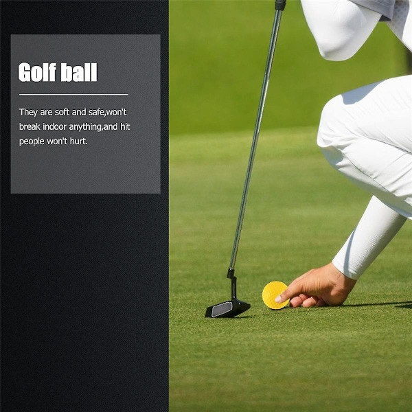 10 st golfbollar för träning, mjuka och säkra
