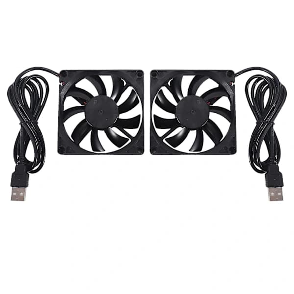 80 mm 5v USB-blæser 80 mm 8 cm 8015 børsteløs DC-køleblæser pc-computerblæser køler 2 stk